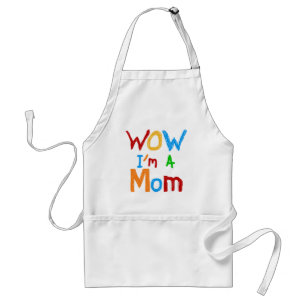 WOW: Jag är Mamma T-shirts och GIfts Förkläde
