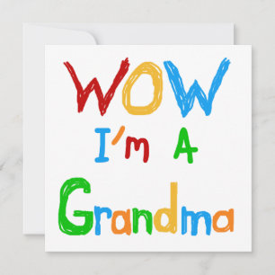 WOW Jag är mormor T-shirts och gåvor