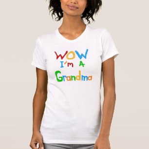 WOW Jag är mormor T-shirts och gåvor
