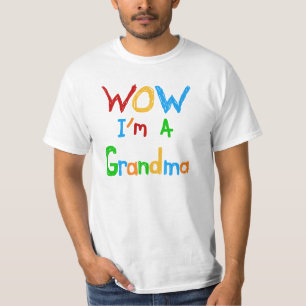 WOW Jag är mormor T-shirts och gåvor