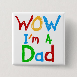 WOW: Jag är Pappa T-shirts och GIfts Knapp