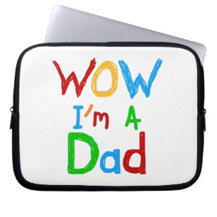 WOW: Jag är Pappa T-shirts och GIfts Laptop Sleeve