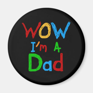 WOW: Jag är Pappa T-shirts och GIfts Magnet