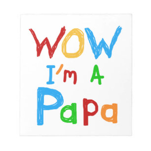 Wow: Jag är Pappa Tshirts och GIfts Anteckningsblock