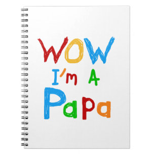 Wow: Jag är Pappa Tshirts och GIfts Anteckningsbok