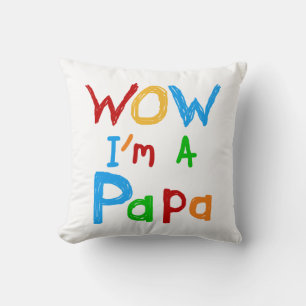 Wow: Jag är Pappa Tshirts och GIfts Kudde