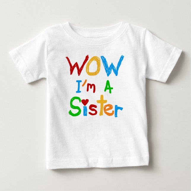 WOW: Jag är syster T-shirts och GIfts (Framsida)
