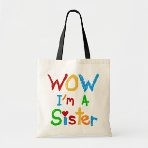WOW: Jag är syster T-shirts och GIfts Tygkasse