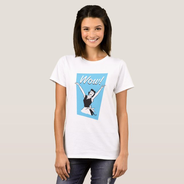 Wow! kvinna t-shirt (Hel framsida)