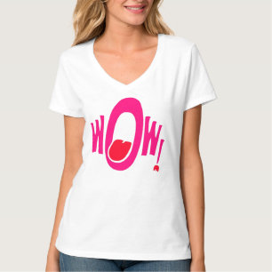 WOW! Livfull Pop Art Kvinnors T-Shirt - Uttrycksfu
