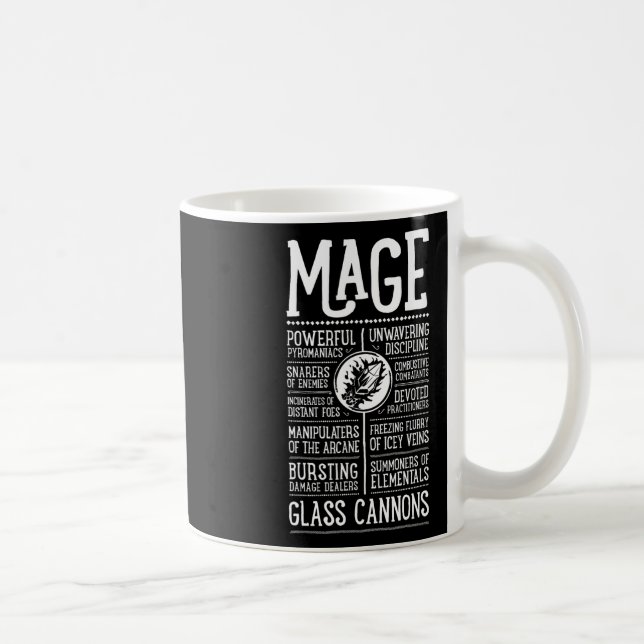 Wow Magiker Rollspelande Spelare  Kaffemugg (Höger)