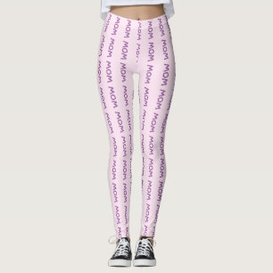 WOW MAMMA Cheerful Rosa Cute Leggings