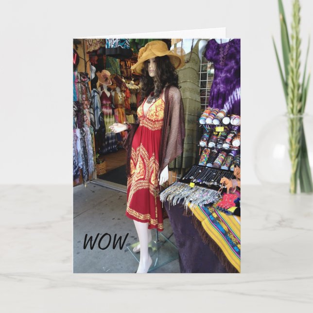 WOW MIN GIRL ÄR "30" DU SER FABULÖST KORT (Framsida)