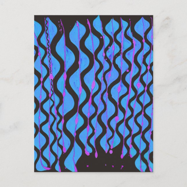 wow och spark i konst vykort (Framsida)