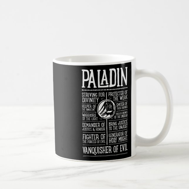 Wow Paladin Role Playing Gamer 1  Kaffemugg (Höger)
