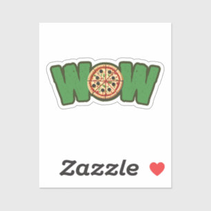 WOW Pizza Klistermärken