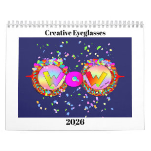 WOW! Roligt för kreativ Eyeglasses Collection Kalender