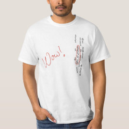 Wow signalerar SETI-meddelandet T-shirt