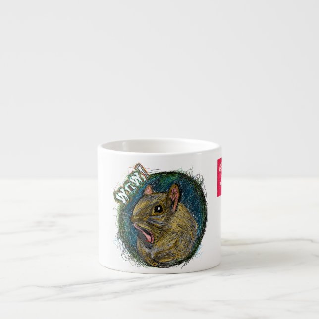wow SQUIRREL Espressomugg (Framsidan)