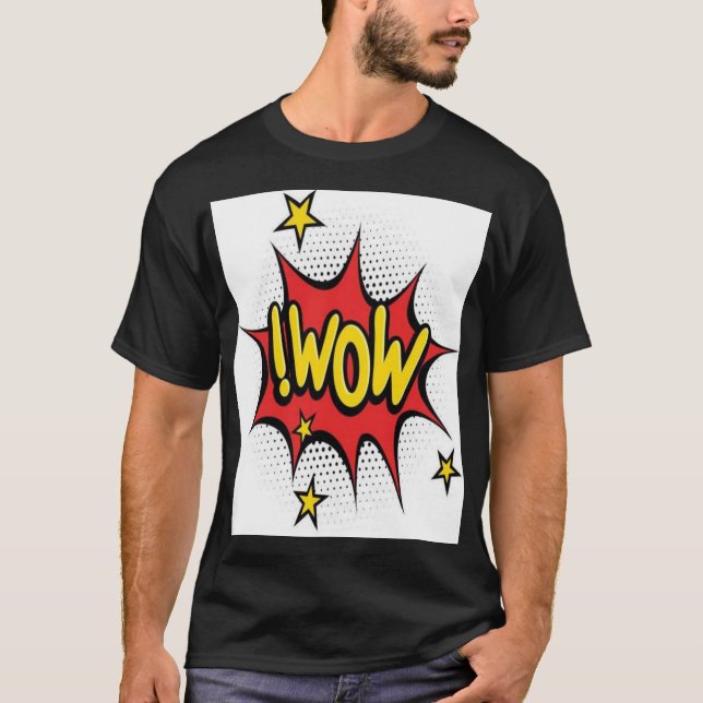 wow t shirt (Framsida)