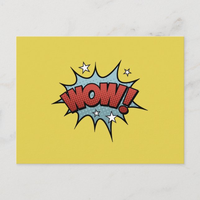 Wow! Vykort (Framsida)