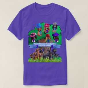 Wow Weenie Family Träd Lila För manar/Kvinnor T Shirt