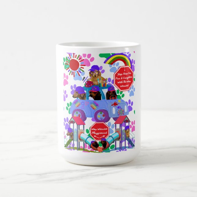 Wow Weenie Lekplats Kaffe Mugg (Center)