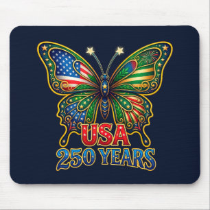 WOW! Wings of Freedom Fjäril USA 250 År Musmatta