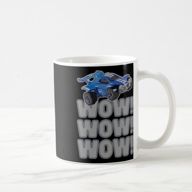 Wow! Wow! Wow! Rocket fotbollsspel  Kaffemugg (Höger)