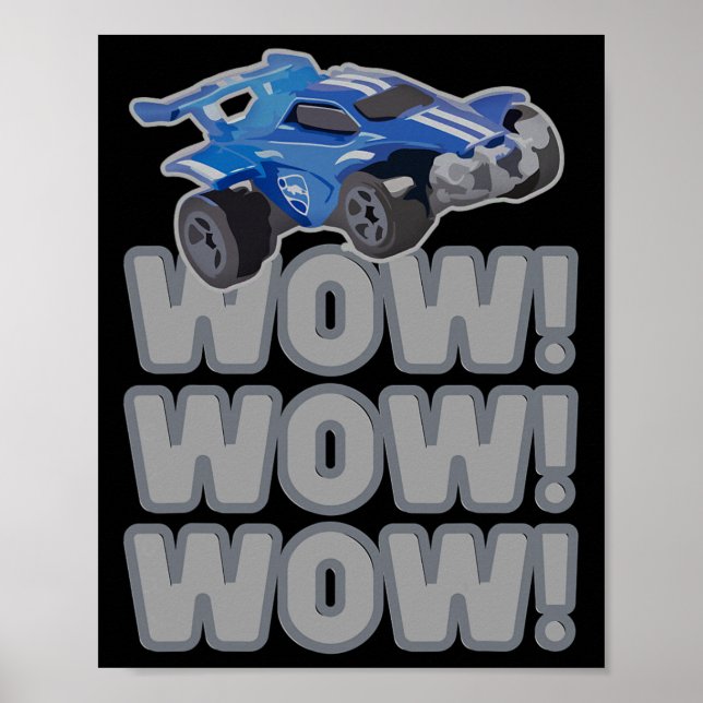 Wow! Wow! Wow! Rocket fotbollsspel  Poster (Framsidan)