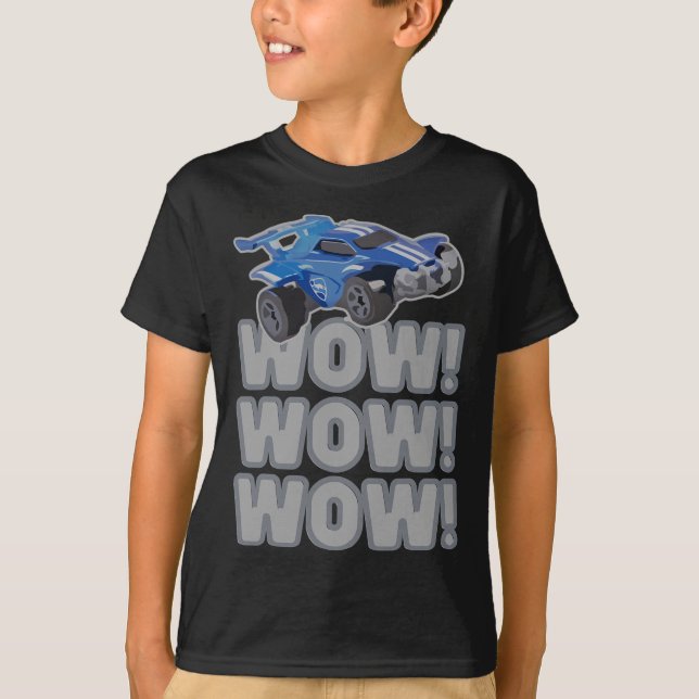 Wow! Wow! Wow! Rocket fotbollsspel  T Shirt (Framsida)