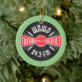 WOWD Bangham Logotyp Julgransprydnad Keramik