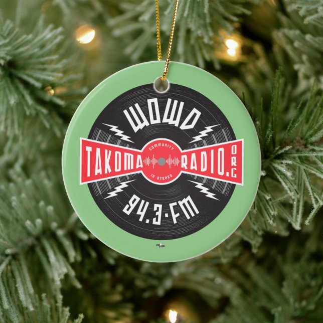 WOWD Bangham Logotyp Julgransprydnad Keramik (Träd)