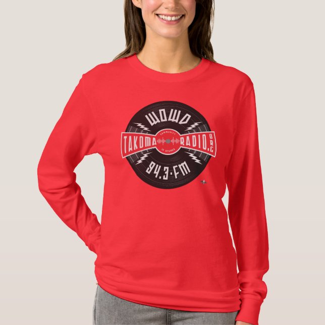 WOWD Bangham Logotyp Longsleeve T Shirt (Framsida)
