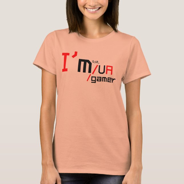 WOWgamer-flicka! Tee Shirt (Framsida)
