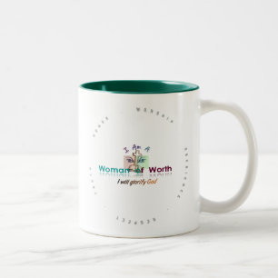 WOWmugg 15oz (grönt) Två-Tonad Mugg