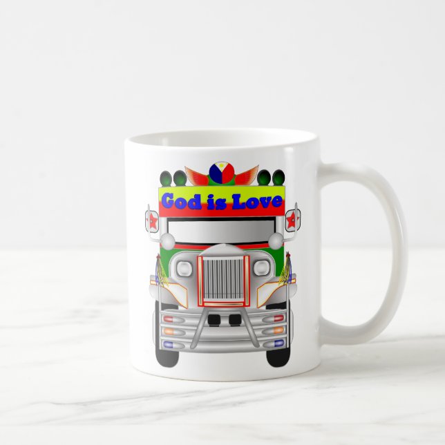 WOWPhilippines jeepney Kaffemugg (Höger)