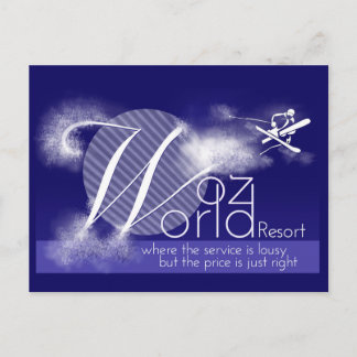 Woz World Postcards Vykort