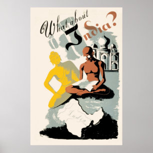 WPA-affisch för Indien Poster