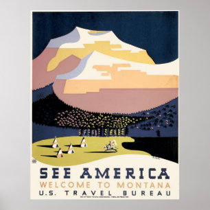WPA-affischen för reser Poster