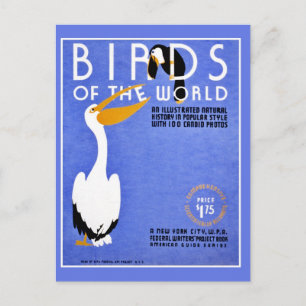 WPA Birds of the World Reklam Vykort