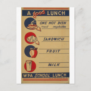 WPA - En Bra Lunch Vykort
