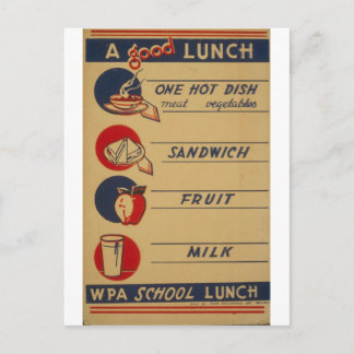 WPA - En Bra Lunch Vykort