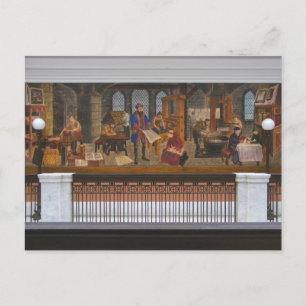 WPA Murals 5 ~ vykort