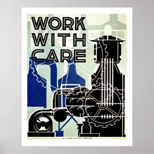 WPA-utskrift Poster