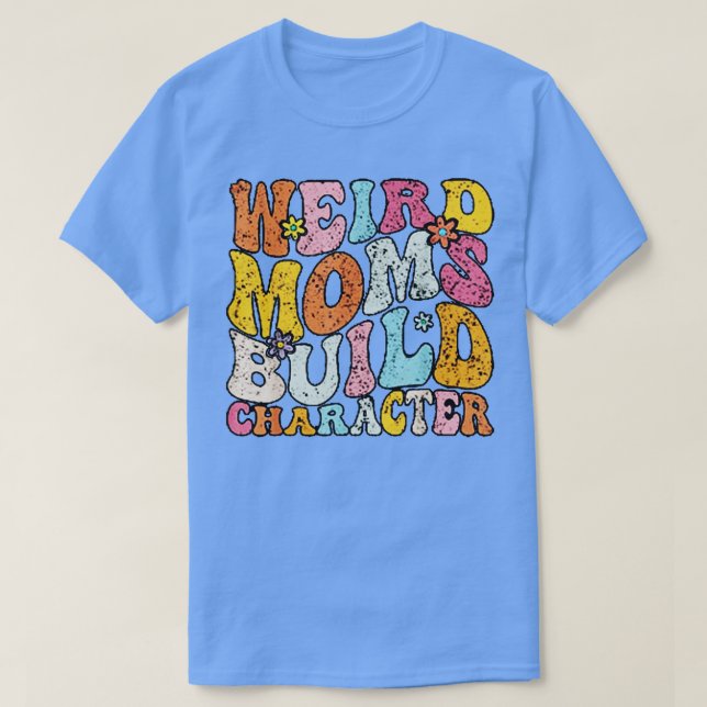 wpap retro konstig mammor bygger tecken för  färg t shirt (Design framsida)