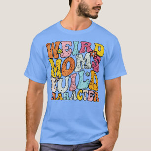 wpap retro konstig mammor bygger tecken för färg t shirt