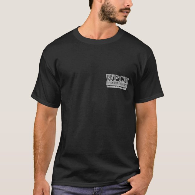 WPCM efter mörk skjorta T Shirt (Framsida)