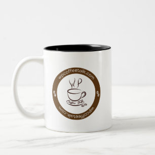 WPCoffeeTalk Mugg (Logotyp på båda sidor)