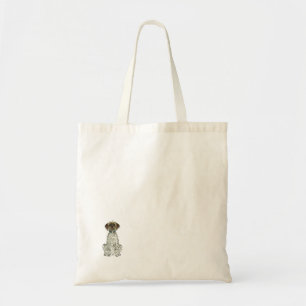 WPG Wirehded Pointing Griffon Hund Art Toot Tygkasse